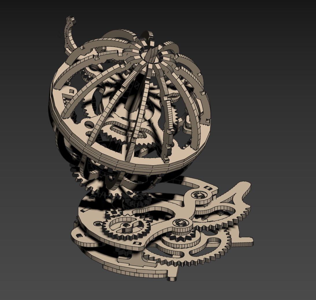 Механічний глобус Ugears